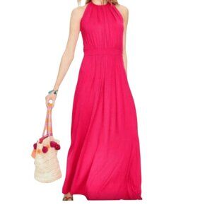 Boden Womens 10P‎ Pink Felicity Halter Maxi Dress